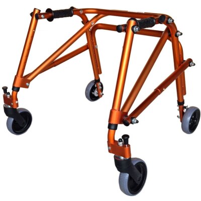 Andador posterior Macaw regulable con ruedas y accesorios | Wex